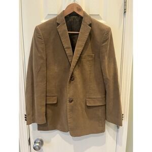 Lauren Ralph Lauren Junior Boys Brown Corduroy Blazer Sz 18R Sport Coat